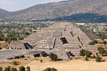 Image showing Pyramid of the Moon. Teotihuacan, Mexico