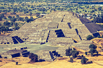 Image showing Pyramid of the Moon. Teotihuacan, Mexico