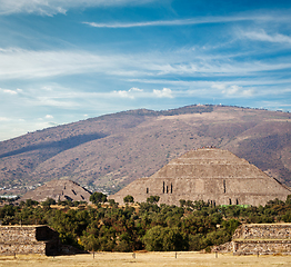 Image showing Teotihuacan Pyramids