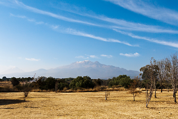 Image showing Popocatepetl volcano in Mexico