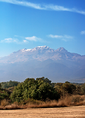 Image showing Popocatepetl volcano in Mexico