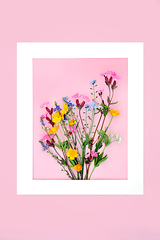 Image showing Wildflower Abstract Picture Frame Composition