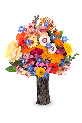 Image showing Surreal Summer Flower Tree Abstract Bizarre Composition 