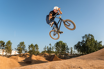 Image showing BMX Bike Stunt Table Top