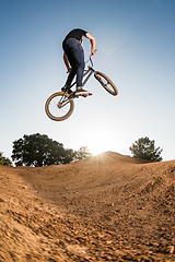 Image showing BMX Bike Stunt Table Top