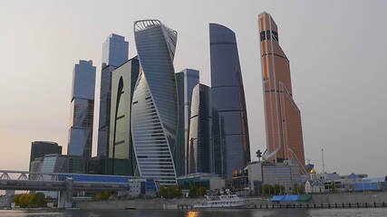 Image showing Moscow city (Moscow International Business Center) , Russia