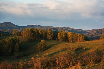 Image showing Beauty dawn in the mountains