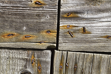 Image showing old wooden background