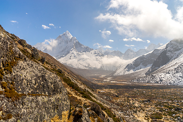 Image showing Ama Dablam summit in Himalayas Nepal