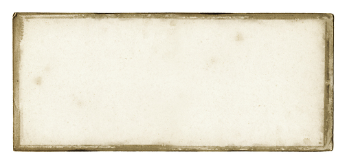 Image showing Old parchment paper. Banner texture