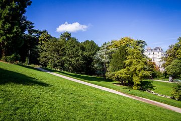 Image showing Buttes-Chaumont Park, Paris