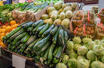 Image showing market stall closeup