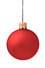 Image showing Christmas bauble isolated
