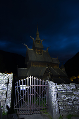 Image showing Borgund Stave Church, Sogn og Fjordane, Norway