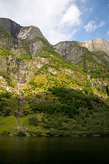 Image showing Gudvangen, Sogn og Fjordane, Norway