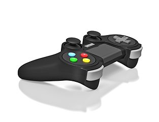 Image showing Gamepad joypad for video game console isolated