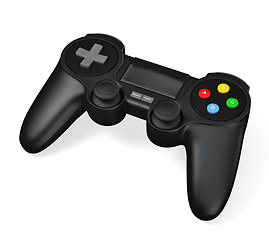 Image showing Gamepad joypad for video game console isolated