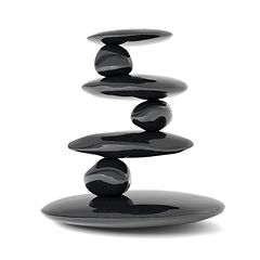 Image showing Zen stones balance concept