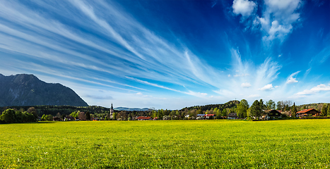 Image showing German countryside and village panorama. Germany