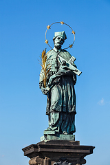 Image showing John of Nepomuk (or John Nepomucene) national saint of the Czech