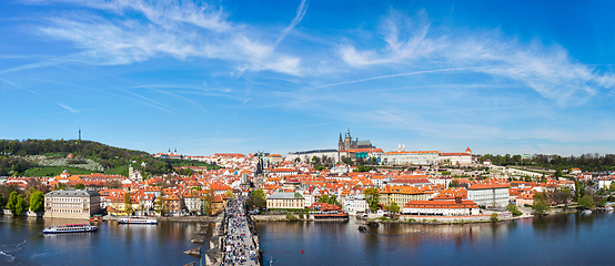 Image showing Panorama of Prague