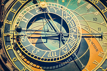 Image showing Prague astronomical clock