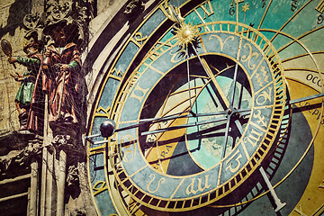 Image showing Prague astronomical clock