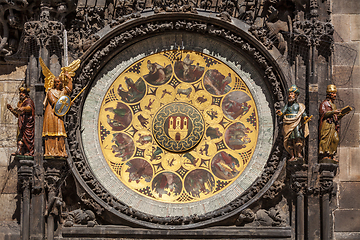 Image showing Prague astronomical clock