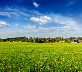 Image showing German countryside and village