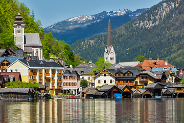 Image showing Hallstatt village, Austria