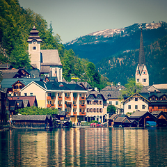 Image showing Hallstatt village, Austria