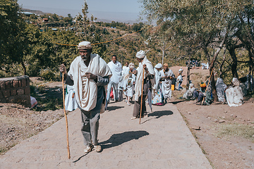 Image showing orthodox Christian Ethiopian, Lalibela Ethiopia