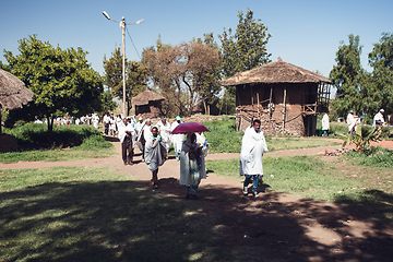 Image showing orthodox Christian Ethiopian, Lalibela Ethiopia