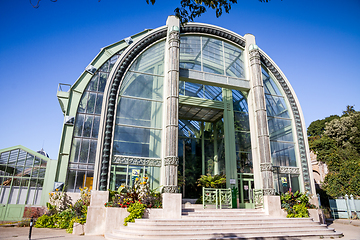 Image showing Greenhouse in Jardin Des Plantes botanical garden, Paris, France