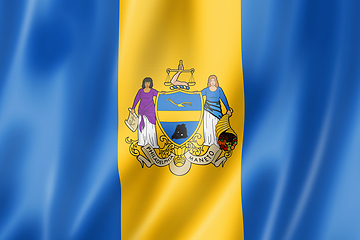 Image showing Philadelphia city flag, Pennsylvania, USA