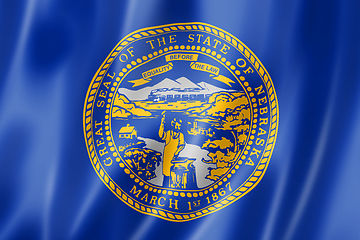 Image showing Nebraska flag, USA