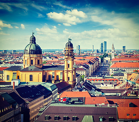 Image showing Aerial view of Munich