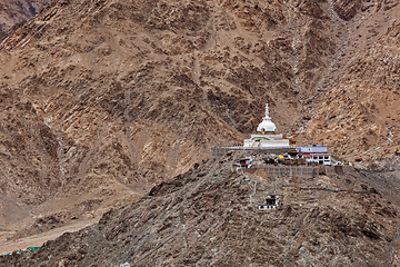 Image showing Shanti Stupa, Leh