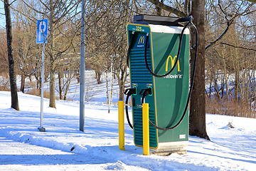 Image showing Recharge High Power Charger at McDonalds Parking Area