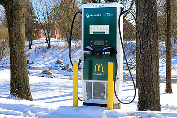 Image showing Recharge Electric Vehicle Charger at McDonalds