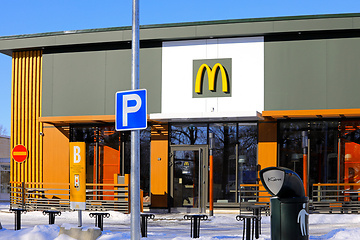 Image showing McDonald's Restaurant in Salo, Finland