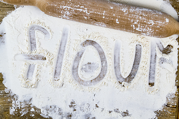 Image showing white wheat flour