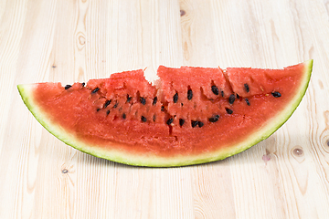 Image showing sliced red juicy watermelon