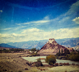 Image showing Stakna monastery, Ladakh, India