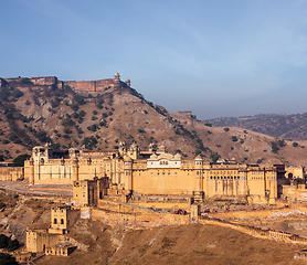 Image showing Amer (Amber) fort, Rajasthan, India