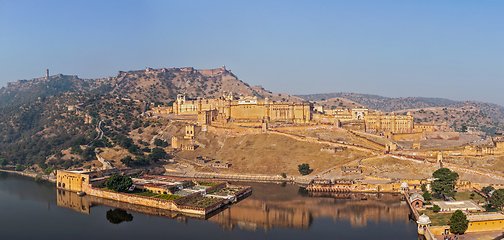 Image showing Amer (Amber) fort, Rajasthan, India