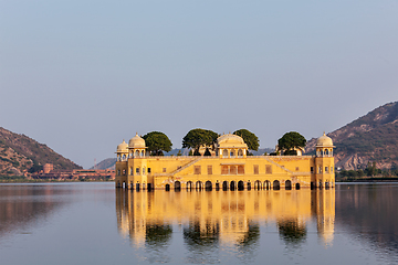 Image showing Jal Mahal (Water Palace). Jaipur, Rajasthan, India