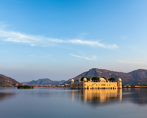 Image showing Jal Mahal (Water Palace). Jaipur, Rajasthan, India