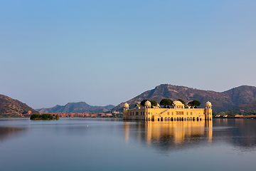 Image showing Jal Mahal (Water Palace). Jaipur, Rajasthan, India