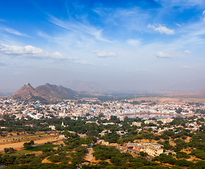 Image showing Holy city Pushkar. Rajasthan, India